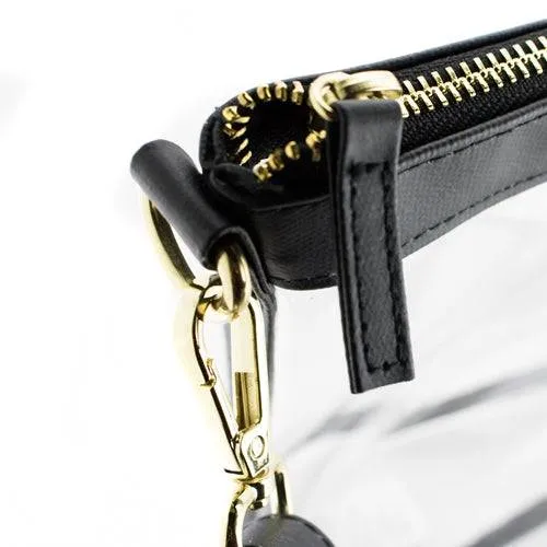 Small Clear Stadium Crossbody - Black