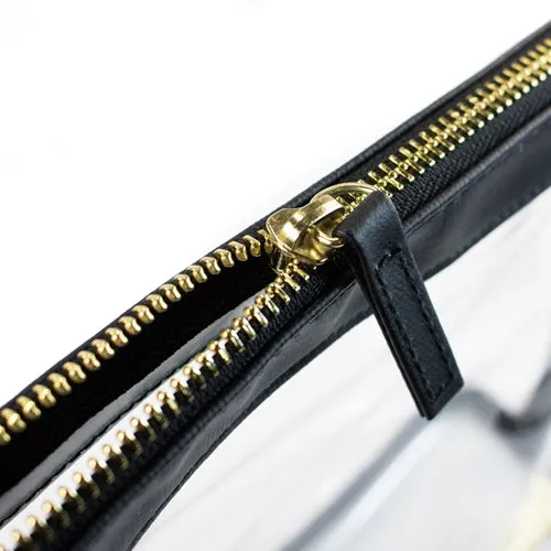 Small Clear Stadium Crossbody - Black