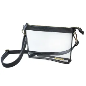 Small Clear Stadium Crossbody - Black