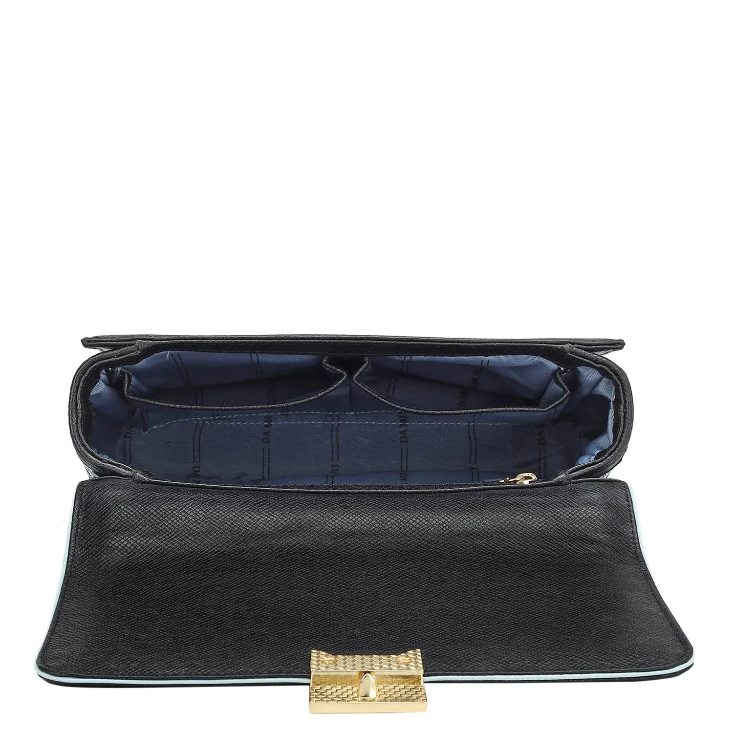 Small Mat Franzy Leather Satchel - Black