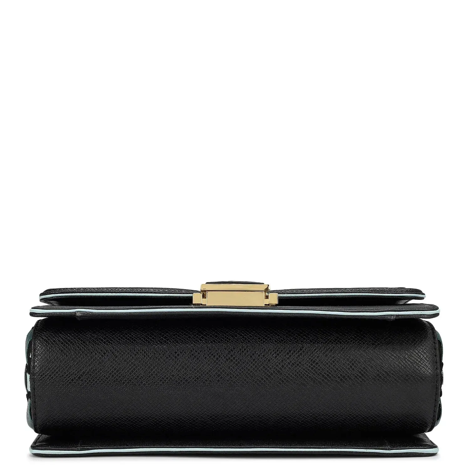 Small Mat Franzy Leather Satchel - Black