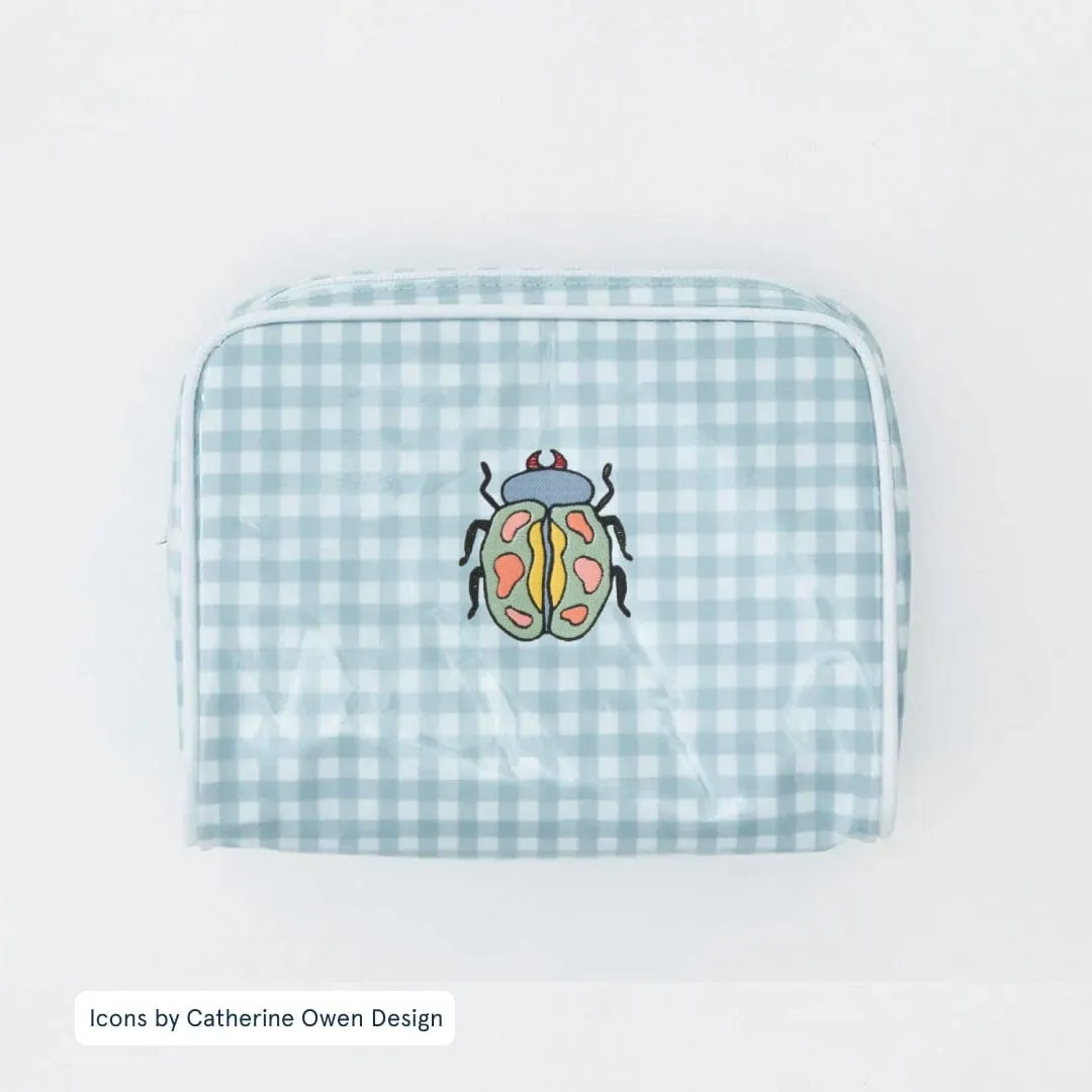 Small Patterned Toiletry Bag
