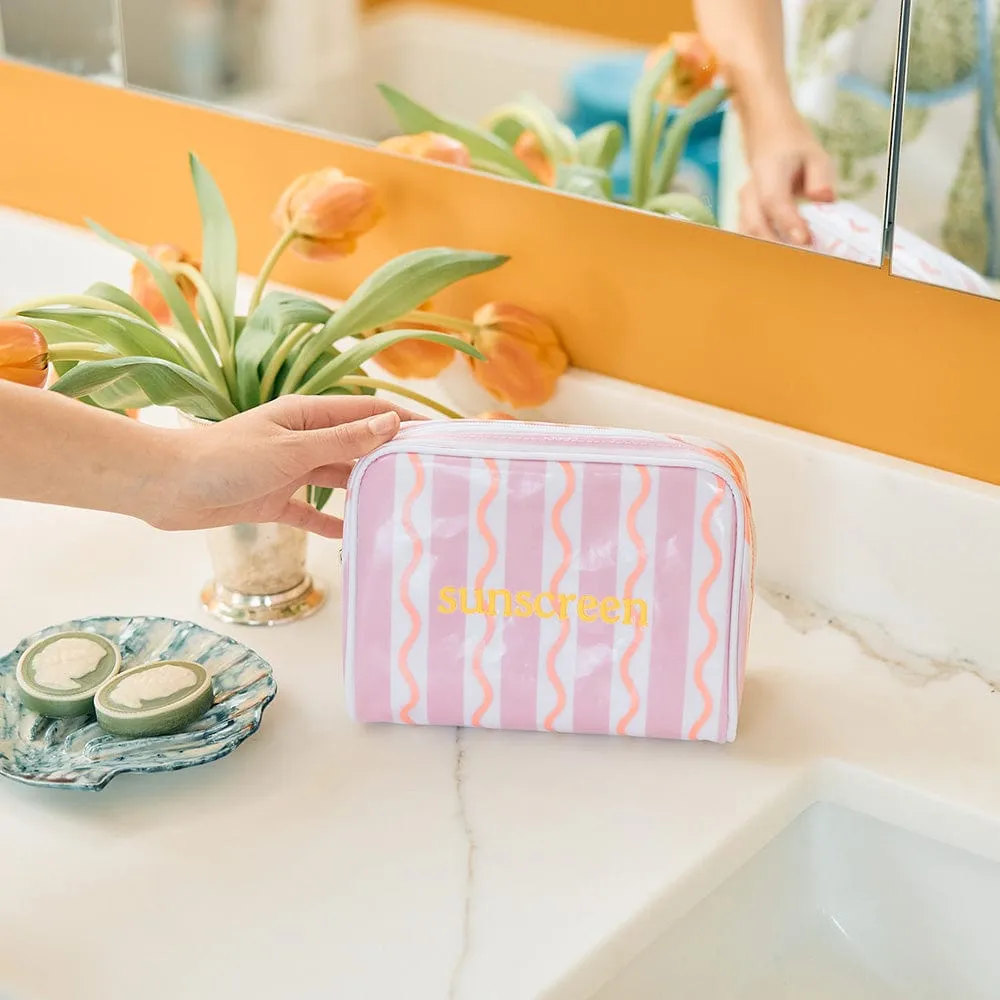 Small Patterned Toiletry Bag