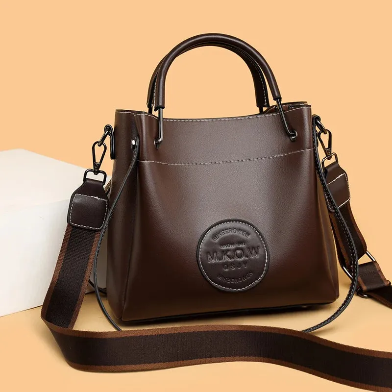 Soft PU Leather Layers Crossbody Handbags