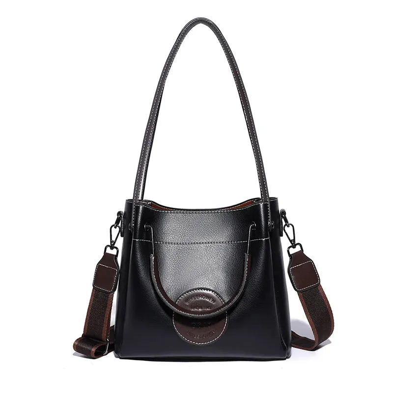 Soft PU Leather Layers Crossbody Handbags