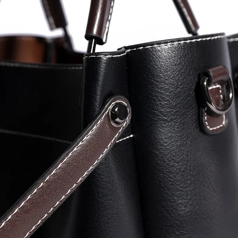 Soft PU Leather Layers Crossbody Handbags