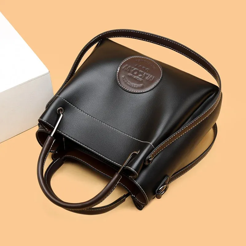Soft PU Leather Layers Crossbody Handbags