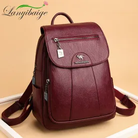 Soft Vintage Leather Backpacks