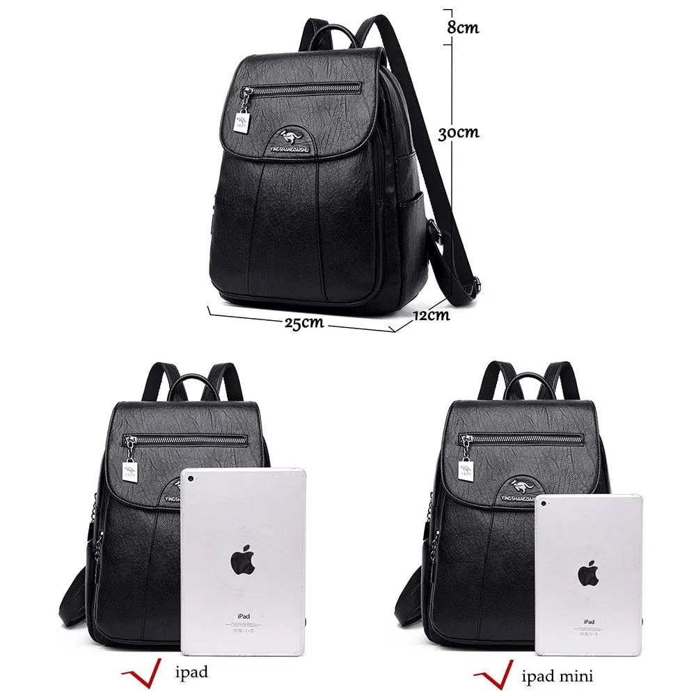 Soft Vintage Leather Backpacks