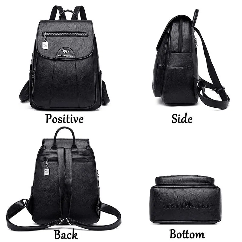 Soft Vintage Leather Backpacks