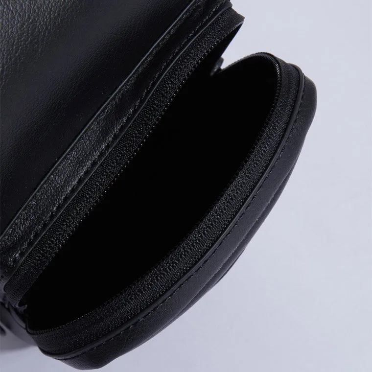 Tagged Phone Crossbody Bag - Black