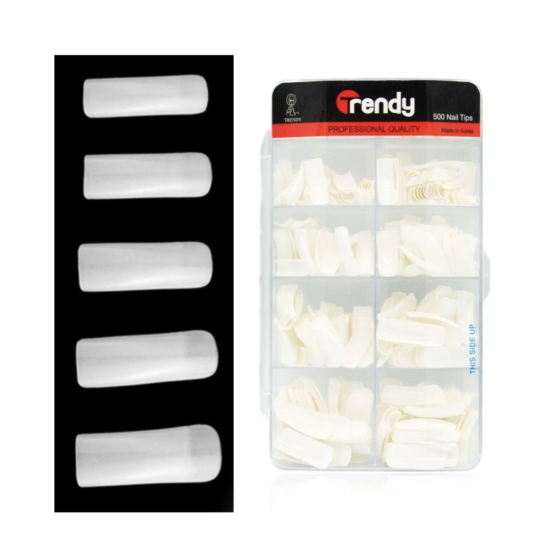 Trendy Fake Nail Tips Professional Quality 500 pieces