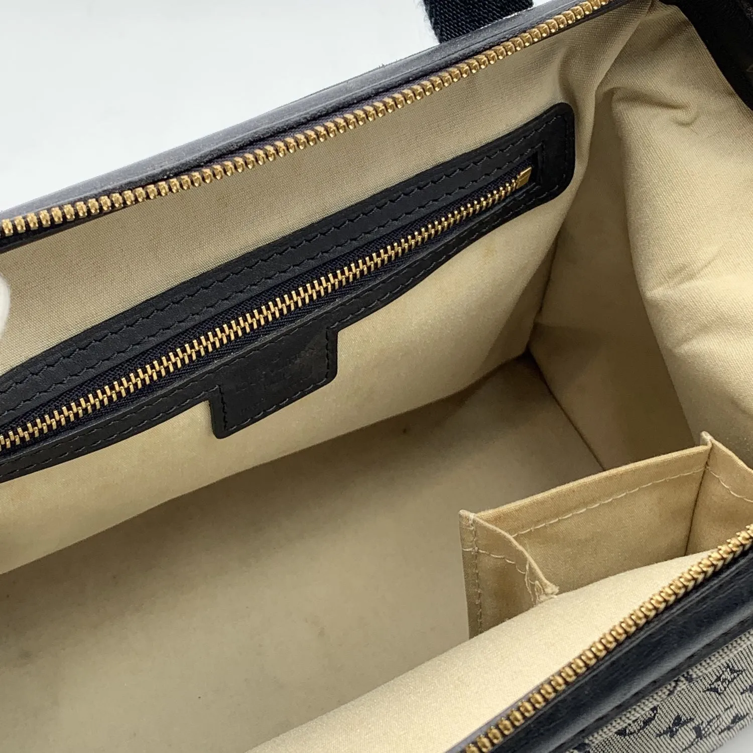 Trendy Inspired Louis Vuitton Blue Monogram Mini Lin Canvas Josephine Pm Bag