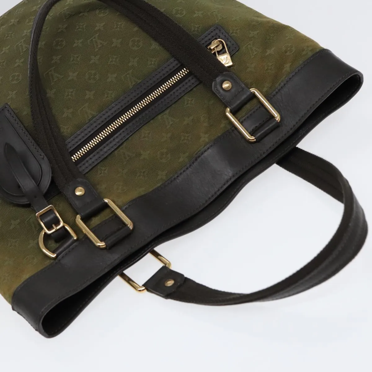 Trendy Inspired Louis Vuitton Monogram Mini Lucille Gm Tote Bag Tst Khaki M92681 Lv Auth 88349