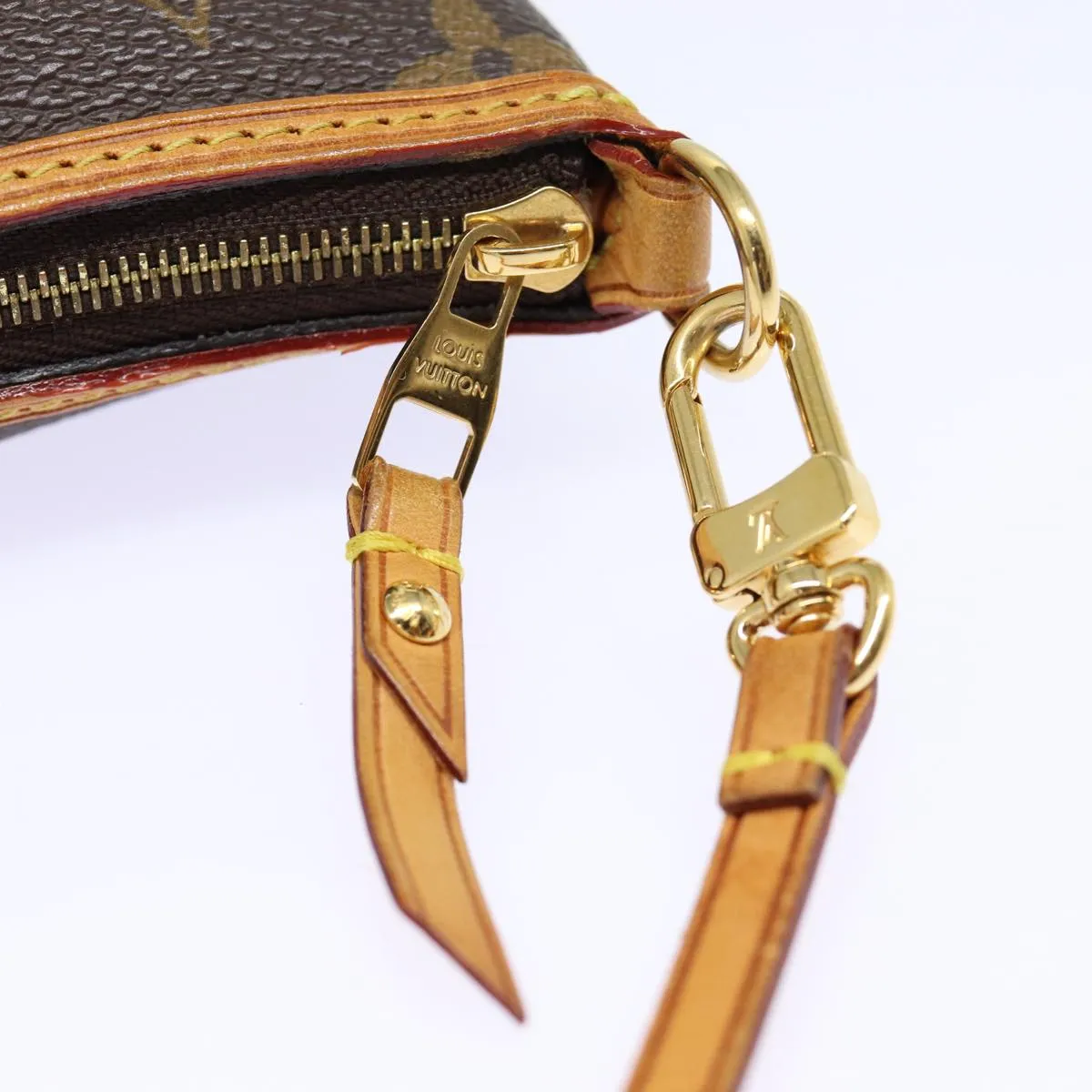 Trendy Inspired Louis Vuitton Monogram Mini Pochette Delight Full Pouch M40309 Lv Auth 85667