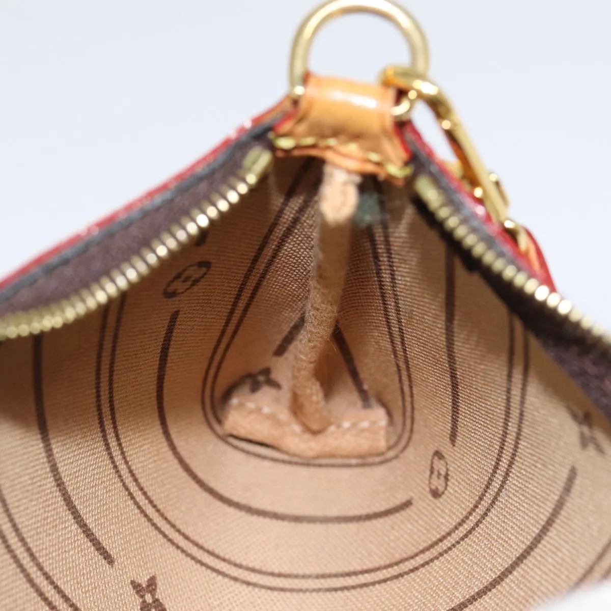 Trendy Inspired Louis Vuitton Monogram Mini Pochette Delight Full Pouch M40309 Lv Auth 85667