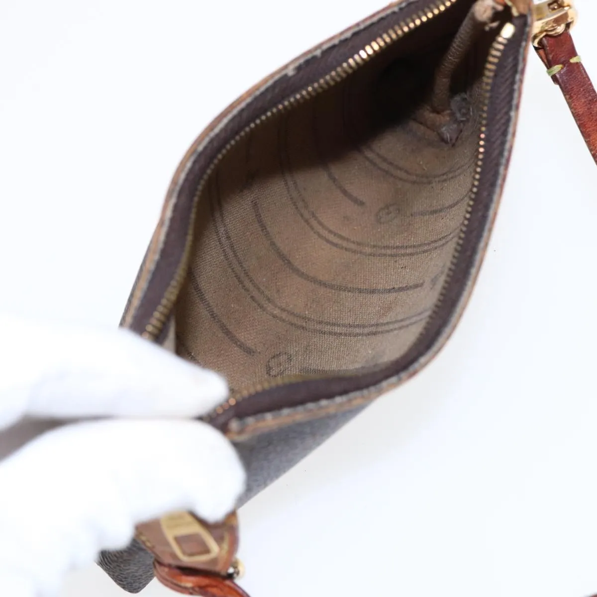 Trendy Inspired Louis Vuitton Monogram Mini Pochette Delight Full Pouch M40309 Lv Auth 88049