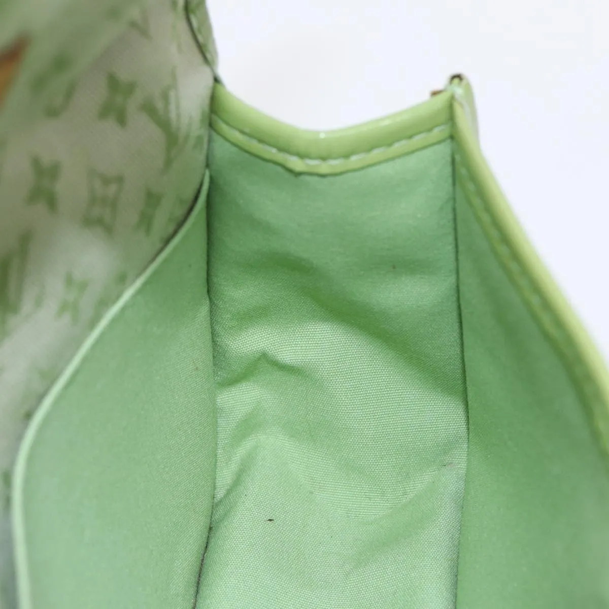 Trendy Inspired Louis Vuitton Monogram Mini Trousse Marie Kate Pouch Green M92935 Auth 88437
