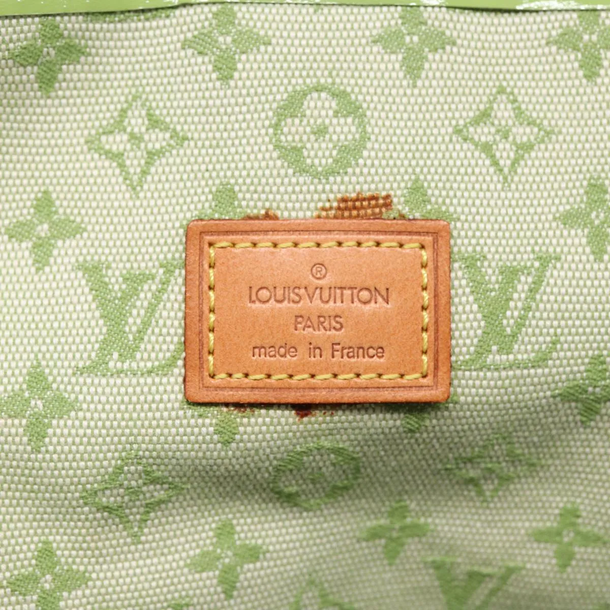 Trendy Inspired Louis Vuitton Monogram Mini Trousse Marie Kate Pouch Green M92935 Auth 88437
