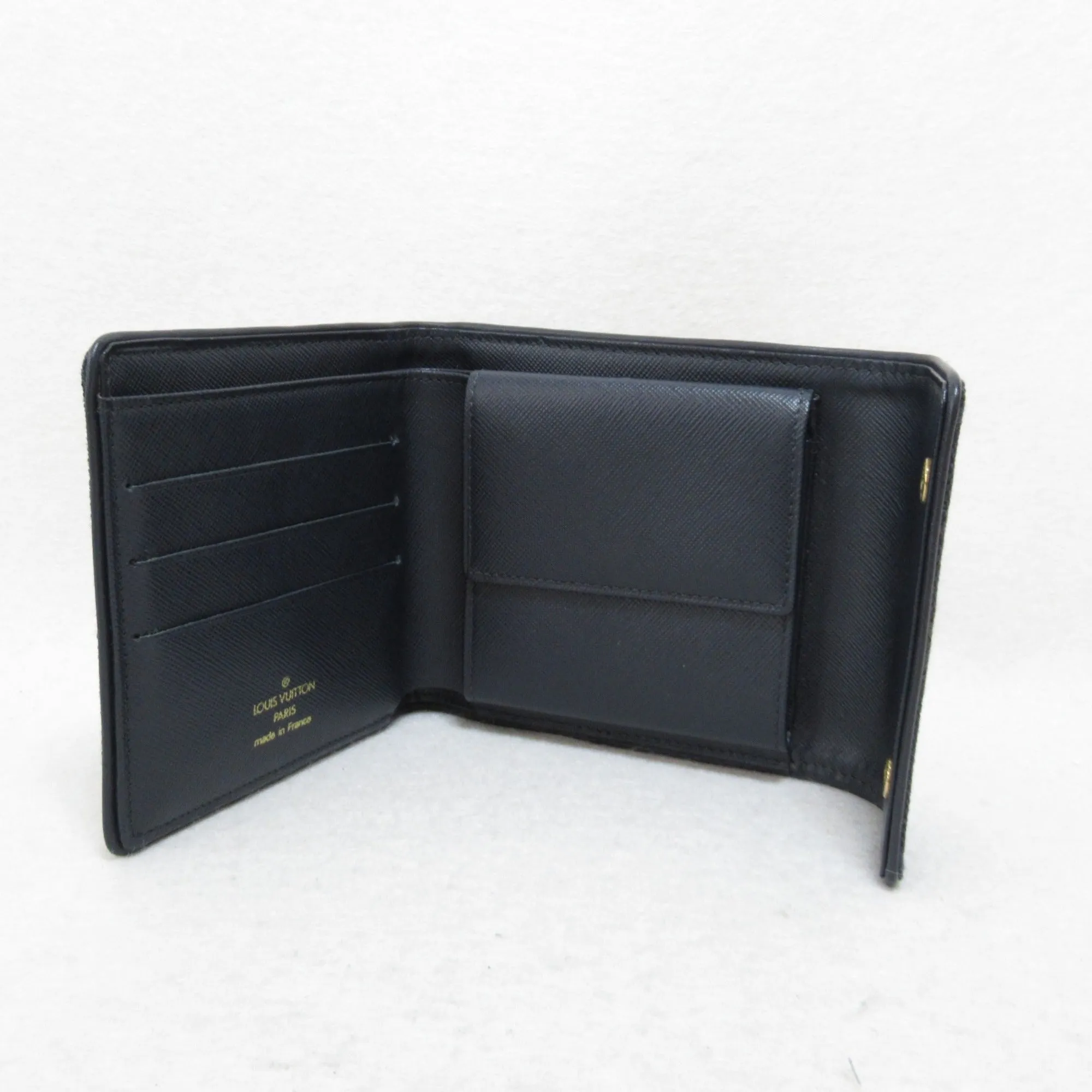 Trendy Inspired Louis Vuitton Porto Bier Carte Credit Monet Trifold Wallet Blue Tst Blue Monogram Mini Canvas M92439
