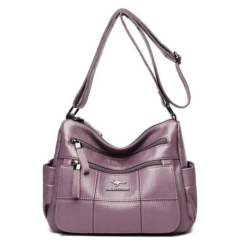 VANDERWAH Leather Sac Luxury Adjustable Shoulder Bag