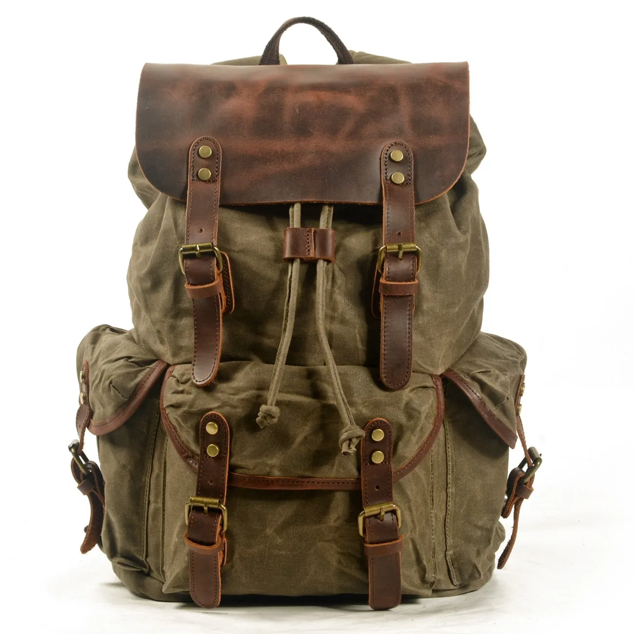 Vintage Leather Backpack