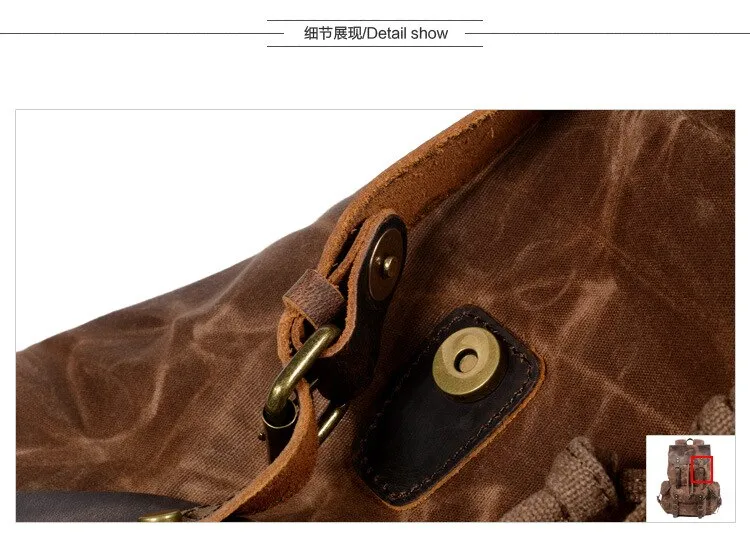 Vintage Leather Backpack