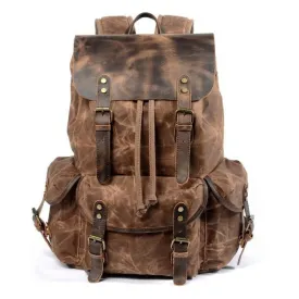 Vintage Leather Backpack