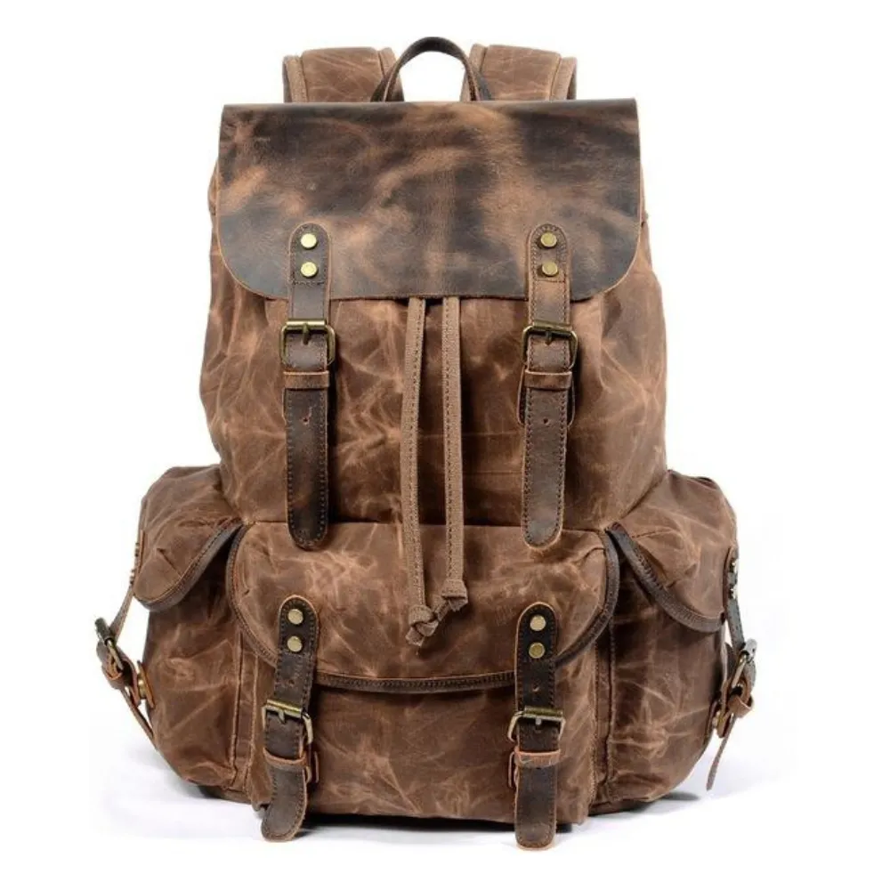 Vintage Leather Backpack