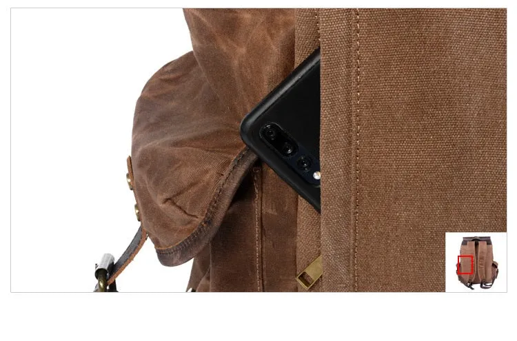 Vintage Leather Backpack
