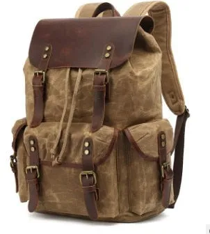 Vintage Leather Backpack