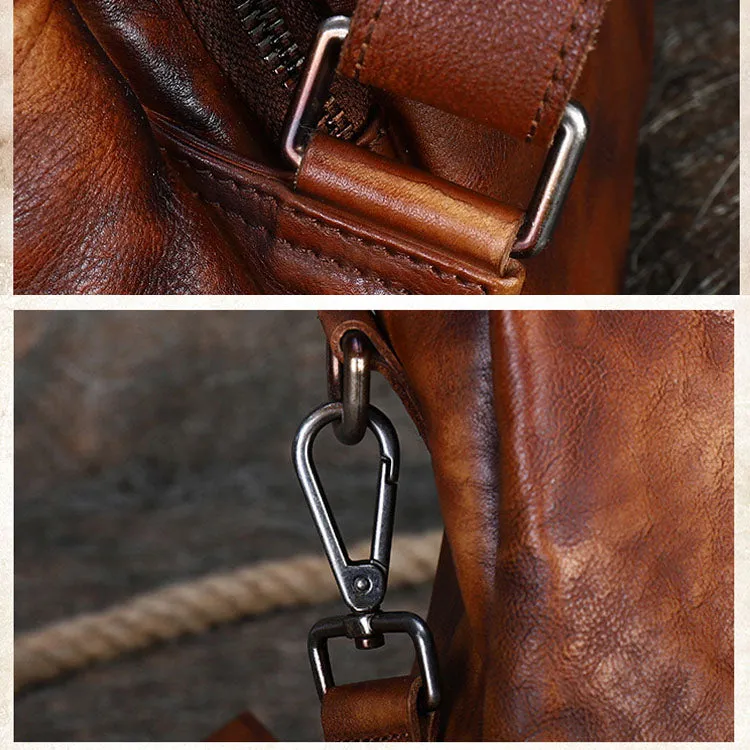 Womens Genuine Leather Rucksack Backpack Purse Cross Shoulder Bag for Women