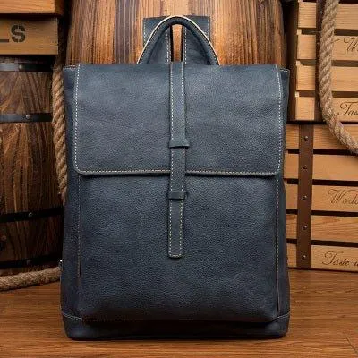 Woosir Handmade Vintage Backpacks Crazy Horse Leather