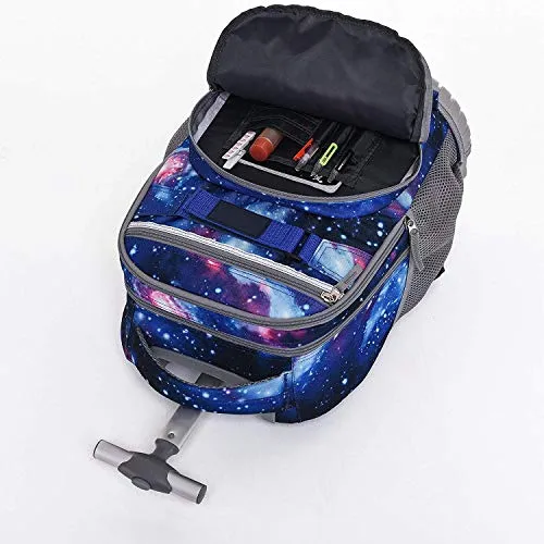 Yexin Primary School Student Trolley Bag - New Laptop Rolling Backpack For Schooling & Travel, 18