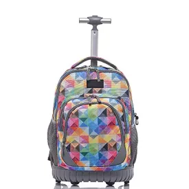 Yexin Primary School Student Trolley Bag - New Laptop Rolling Backpack For Schooling & Travel, 18