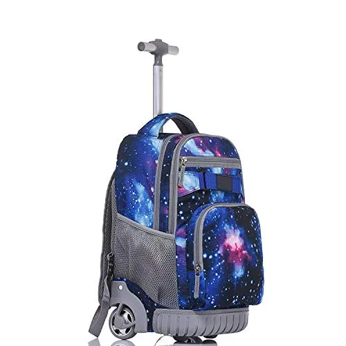 Yexin Primary School Student Trolley Bag - New Laptop Rolling Backpack For Schooling & Travel, 18