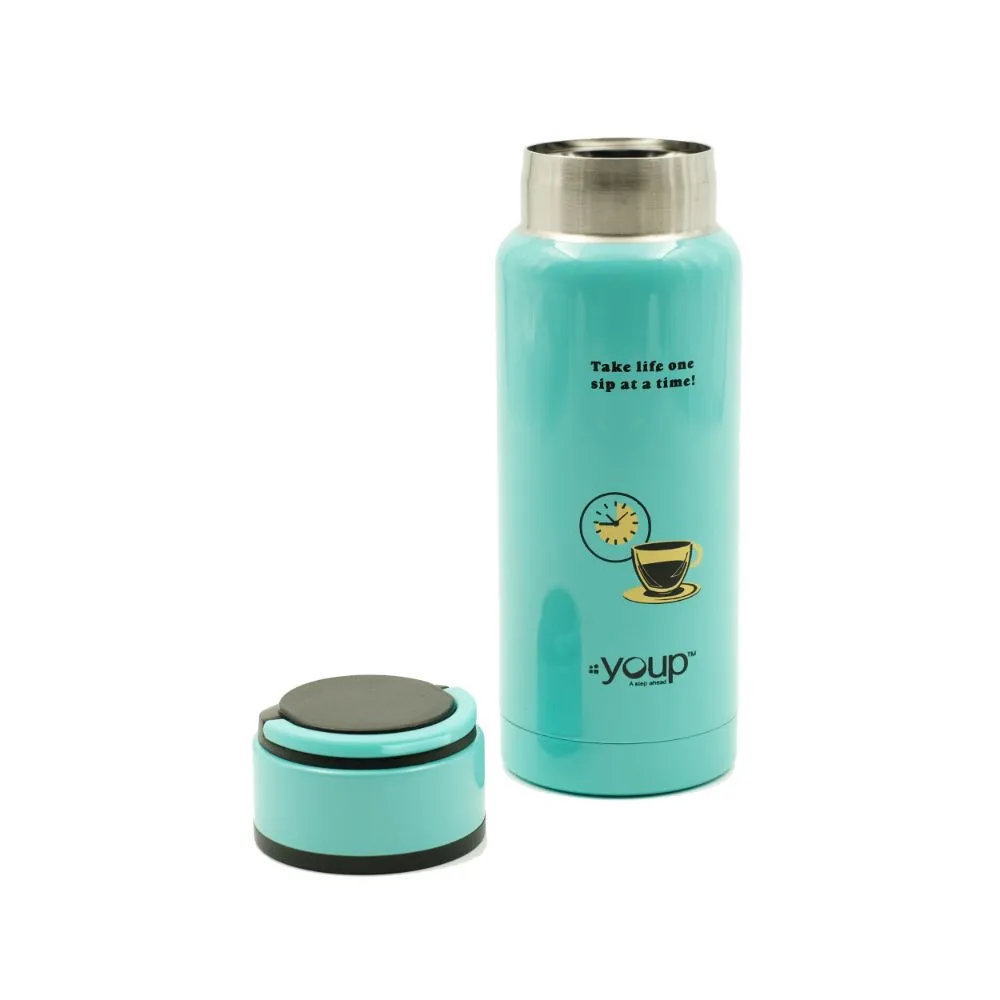 Youp Thermosteel Insulated Aqua Blue Color Kids Water Bottle Yp261 - 260 Ml